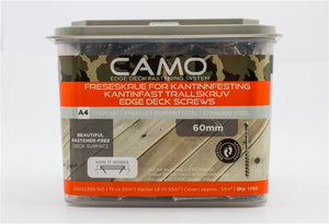 Camo freseskruer A4 60mm 1750 stk